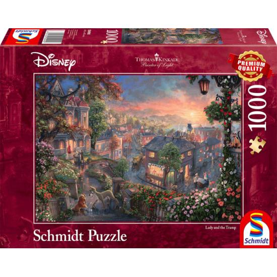 Schmidt Puzzle Disney Lady und der Tramp 1000 Teile
