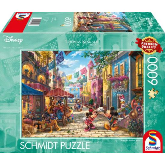 Schmidt Disney Mickey und Minnie in Mexiko Puzzle mit 6000 Teile