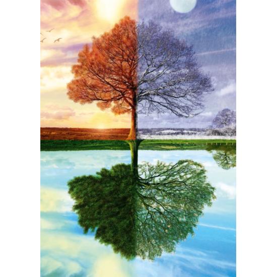 Schmidt Puzzle Der Baum der vier Jahreszeiten 500 Teile Schmidt Puzzle Der Baum der vier Jahreszeiten 500 Teile