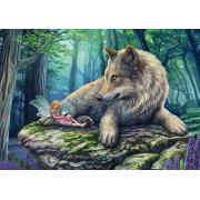 Puzzle Schmidt Wolf und Elfe 500-teiliges
