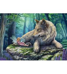 Puzzle Schmidt Wolf und Elfe 500-teiliges