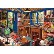 Schmidt Puzzle Dad's Workshop – Geheime Puzzles mit 1000 Tei