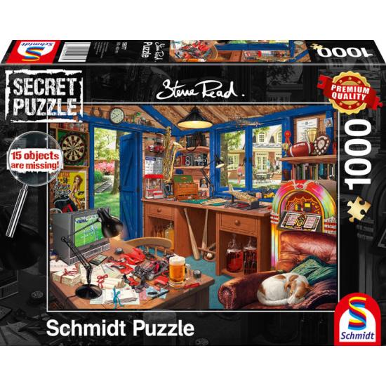 Schmidt Puzzle Dad's Workshop – Geheime Puzzles mit 1000 Tei Schmidt Puzzle Dad's Workshop – Geheime Puzzles mit 1000 Tei