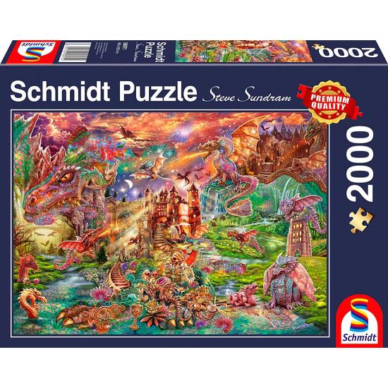 Schmidt Puzzle Der Schatz des Drachen 2000 Teile