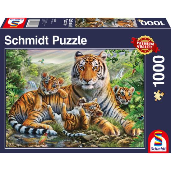 Schmidt Der Tiger und seine Jungen Puzzle mit 1000 Teilen