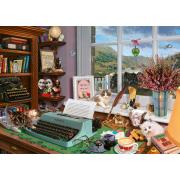 Puzzle Schmidt On the Desk - Geheime Puzzles mit 1000 Teilen