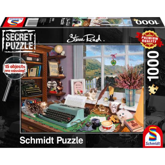Puzzle Schmidt On the Desk - Geheime Puzzles mit 1000 Teilen Puzzle Schmidt On the Desk - Geheime Puzzles mit 1000 Teilen