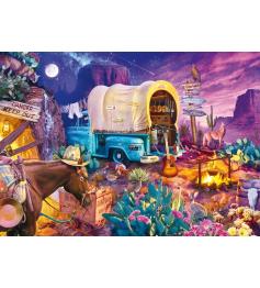 Puzzle Schmidt Charmanter Wildwest-Campingausflug 1000 Teile