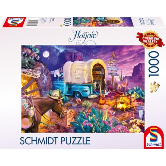 Puzzle Schmidt Charmanter Wildwest-Campingausflug 1000 Teile