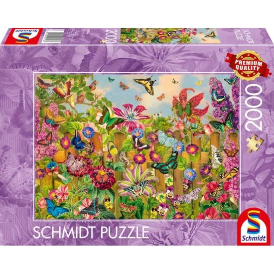 Puzzle Schmidt Bezaubernder Schmetterlingsgarten 2000 Teile