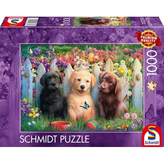 Puzzle Schmidt Szene Mit Niedlichen Welpen 1000 Teile