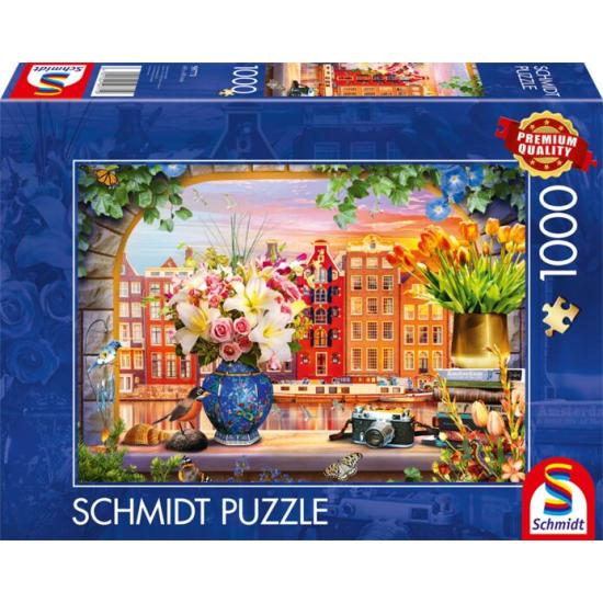 Puzzle Schmidt Aufenthalt in Amsterdam 1000 Teile
