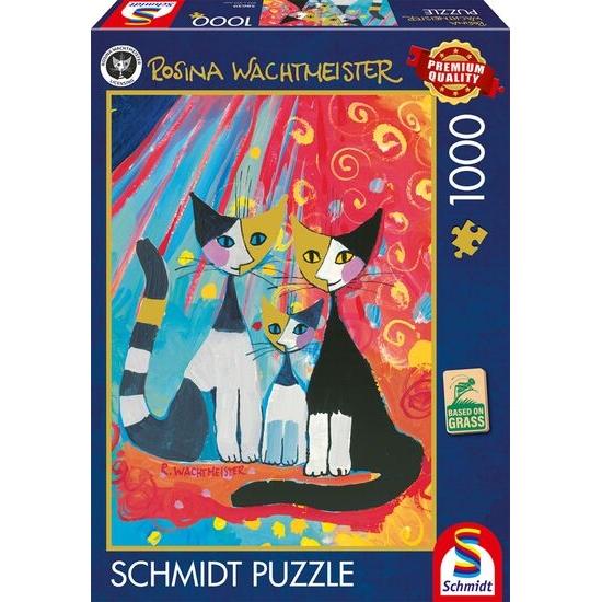 Puzzle Schmidt Glückliche Katzenfamilie 1000 Teile