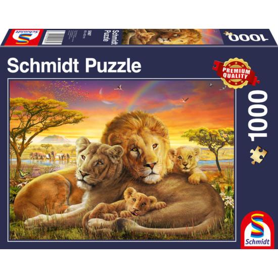 Schmidt Löwenfamilie Puzzle 1000 Teile