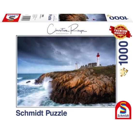 Schmidt Puzzle Leuchtturm St. Mathieu 1000 Teile