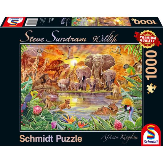 Schmidt Afrikanische Fauna Puzzle 1000 Teile