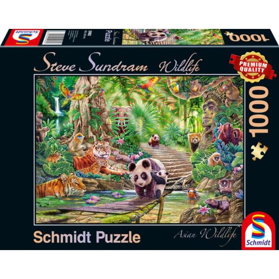 Schmidt Asiatische Fauna Puzzle 1000 Teile