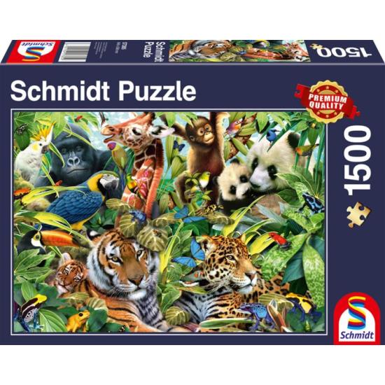 Schmidt Buntes Fauna-Puzzle 1500 Teile
