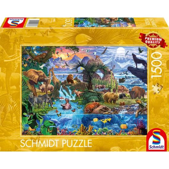 Schmidt Buntes Fauna-Puzzle 1500 Teile