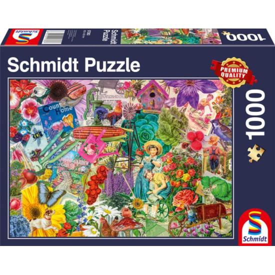 Schmidt Happy Gardening Puzzle mit 1000 Teilen