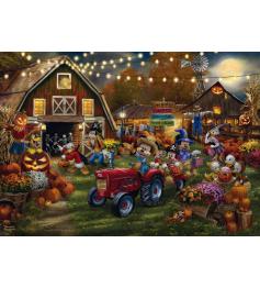 Puzzle Schmidt Mickey und Minnie beim Kürbisfest 1000 Teile
