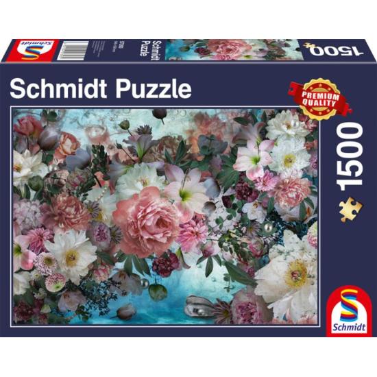Schmidt Puzzle Blumen unter Wasser 1500 Teile Schmidt Puzzle Blumen unter Wasser 1500 Teile