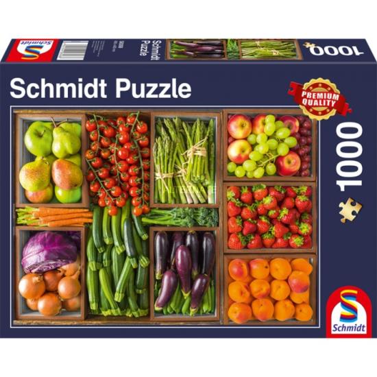 Schmidt Puzzle Frisch für den Markt 1000 Teile
