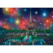 Schmidt Puzzle Feuerwerk am Eiffelturm von 1000 P