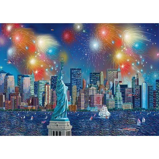 Schmidt Feuerwerk in New York Puzzle mit 1000 Teilen Schmidt Feuerwerk in New York Puzzle mit 1000 Teilen