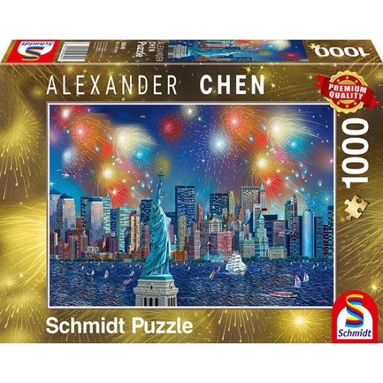 Schmidt Feuerwerk in New York Puzzle mit 1000 Teilen Schmidt Feuerwerk in New York Puzzle mit 1000 Teilen