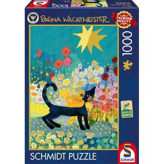 Puzzle Schmidt Katze Im Blütenmeer 1000 Teile