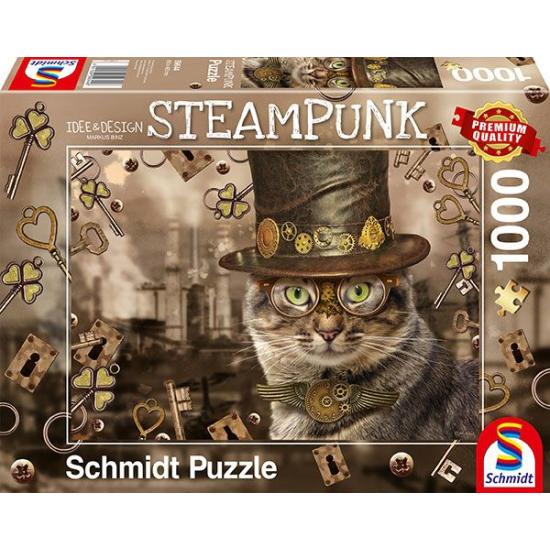 Schmidt Steampunk-Katzenpuzzle 1000 Teile