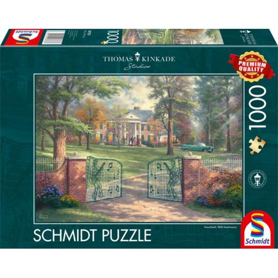 Puzzle Schmidt Graceland, 50 Jahrestag 1000 Teile Puzzle Schmidt Graceland, 50 Jahrestag 1000 Teile