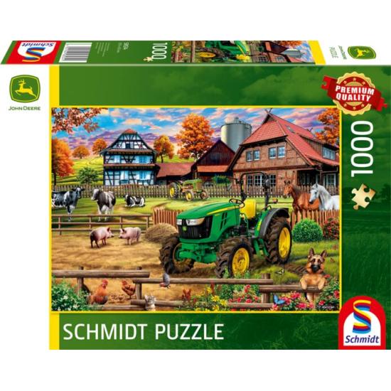 Puzzle Schmidt Bauernhof mit Traktor 1000 Teile
