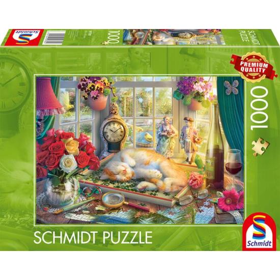 Puzzle Schmidt Rätselstunde Mit Der Katze 1000 Teile