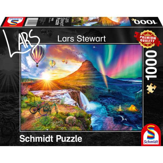 Schmidt Island-Puzzle, Tag und Nacht, 1000 Teile