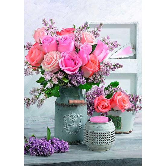 Schmidt Garten mit Rosen Puzzle 1000 Teile