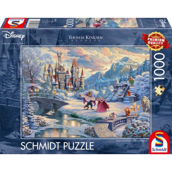 Schmidt Puzzle Die Schöne und das Biest Weihnachtsausgabe mit 10