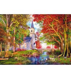 Puzzle Schmidt Die Herbstliche Kapelle 1000 Teile