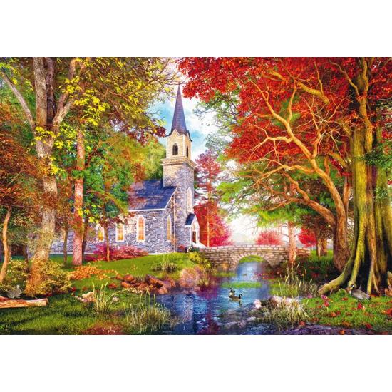 Puzzle Schmidt Die Herbstliche Kapelle 1000 Teile Puzzle Schmidt Die Herbstliche Kapelle 1000 Teile