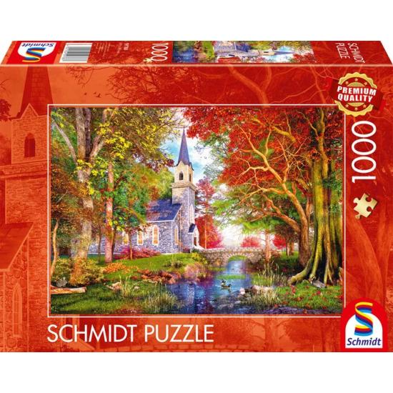 Puzzle Schmidt Die Herbstliche Kapelle 1000 Teile Puzzle Schmidt Die Herbstliche Kapelle 1000 Teile