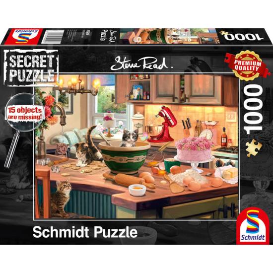 Schmidt Puzzle Der Küchentisch – Geheimrätsel von 1000 P