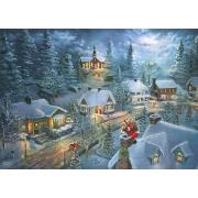 Puzzle Schmidt Stille Nacht beim Weihnachtsmann 1000 Teile