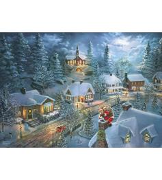 Puzzle Schmidt Stille Nacht beim Weihnachtsmann 1000 Teile