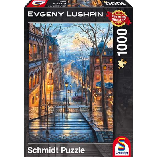 Schmidt Puzzle Spring aus Montmartre, Paris von 1000 Fuß