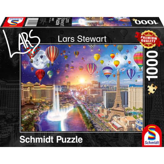 Schmidt Las Vegas Puzzle, Tag und Nacht, 1000 Teile