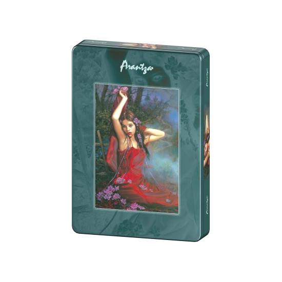 Schmidt Lilien-Puzzle (Metallbox), 1000 Teile