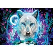 Schmidt Neon Arctic Wolf Puzzle 1000 Teile