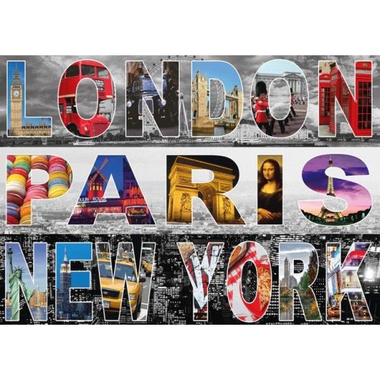 Schmidt Puzzle London, Paris, New York 1000 Teile