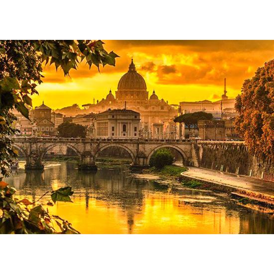 Schmidt Puzzle Goldenes Licht über Rom 1000 Teile